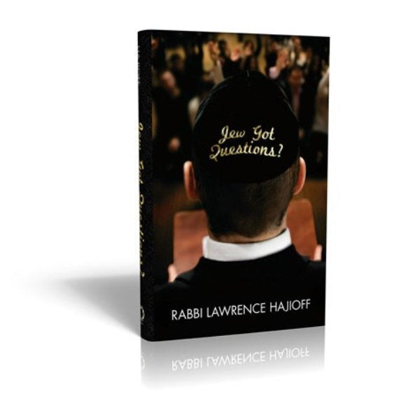 3D view of Jew Got Questions? by Rabbi Lawrence Hajioff, paperback edition — alternate angle