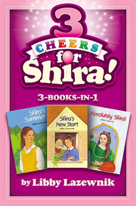 Three Cheers for Shira! 3-in-1 (Pink) — front cover hardcover | Judaica Square Lakewood