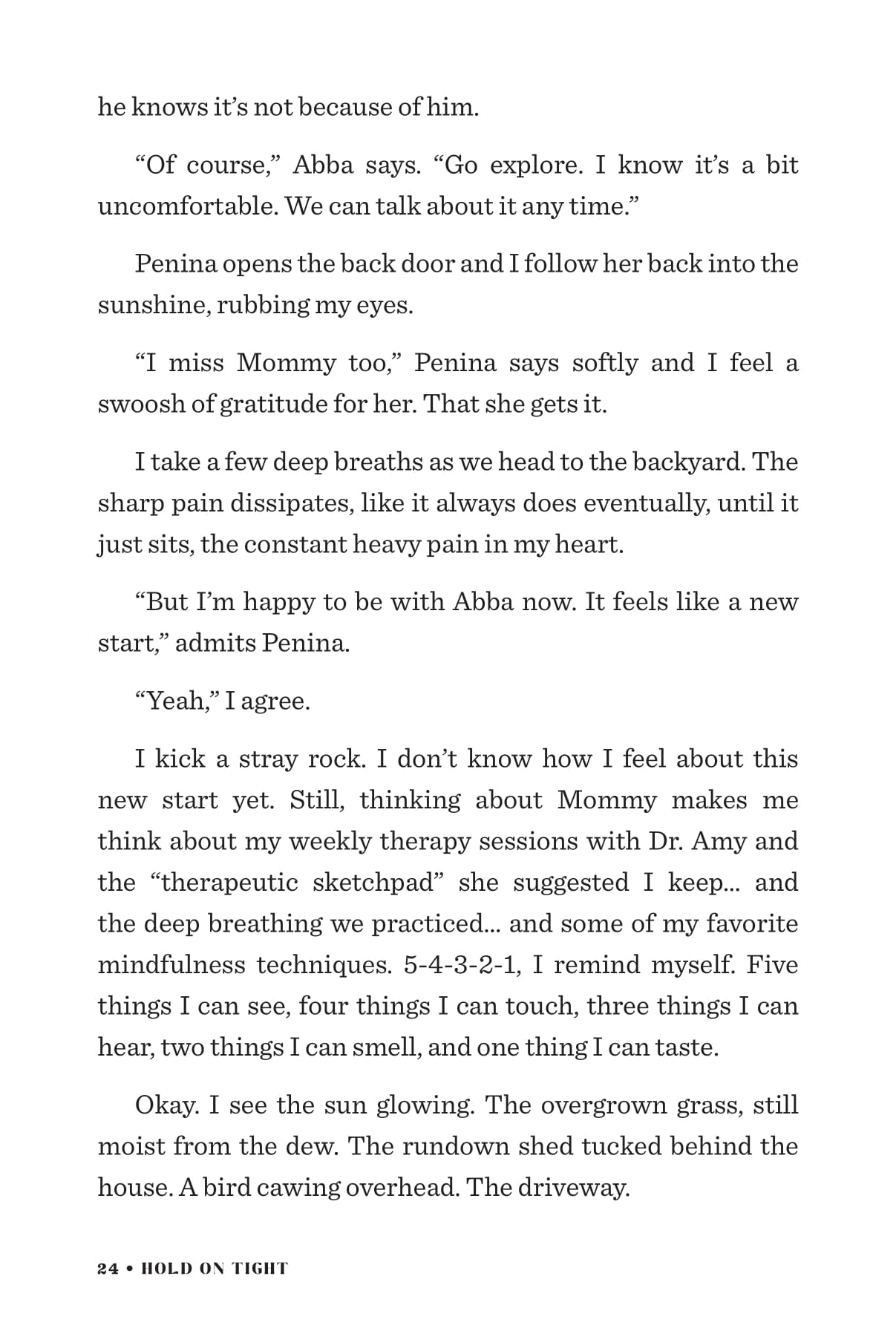 Hold On Tight - An Illustrated Teen Novel