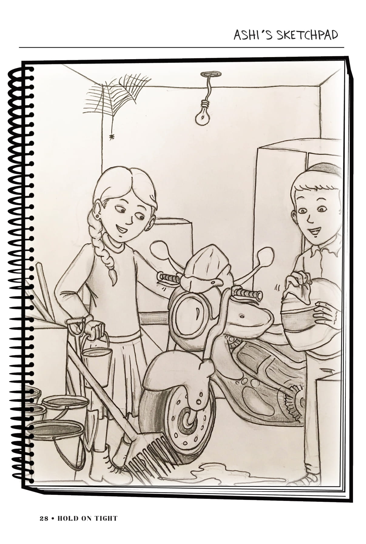 Hold On Tight - An Illustrated Teen Novel
