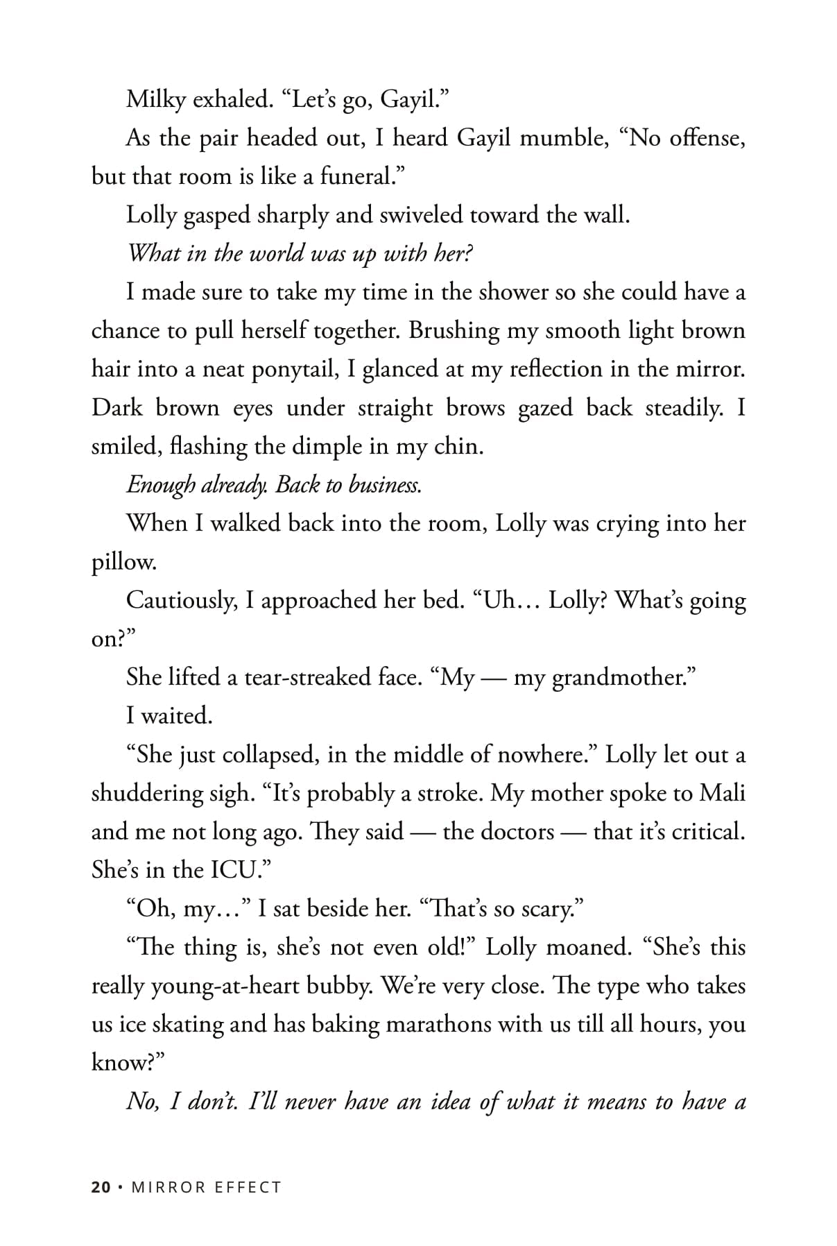 Mirror Effect - A Teen Novel