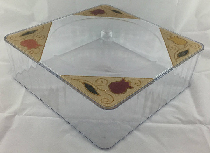 Lily Art Designed Lucite Matzah Box-- Large 12"
