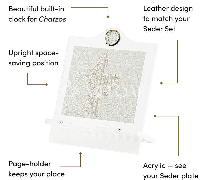 Acrylic Pesach Table Stand -  FEUILLE Collection - Image 2