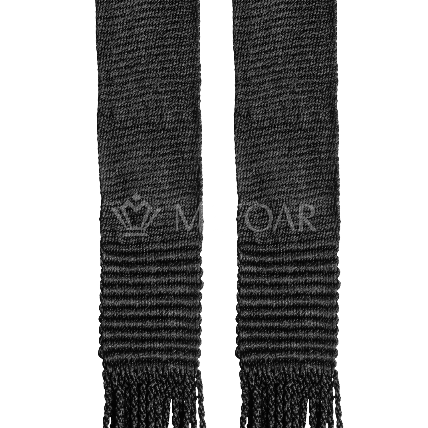 Silk Gartel, Handmade, Black Strings - Image 2