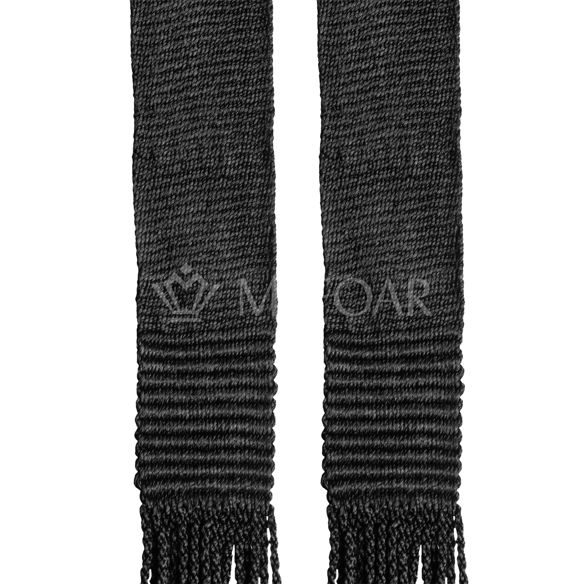 Silk Gartel, Handmade, Black Strings - Image 2