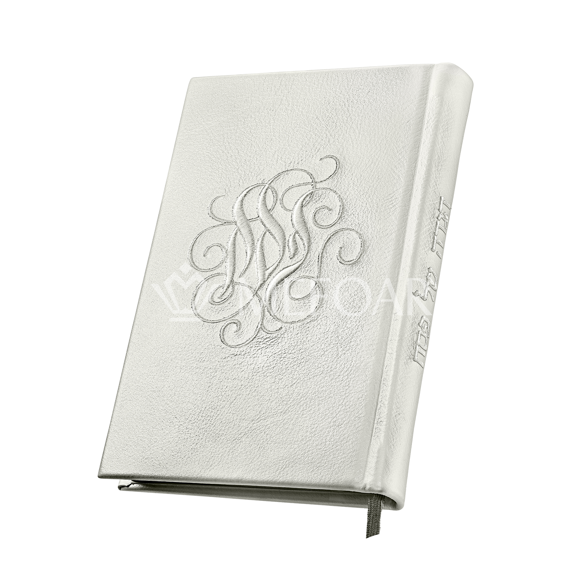 Antique White Leather Haggadah 1354 -(Men) הגדה מתיבתא - Haggadahs