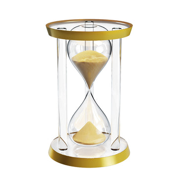 30-Min Hourglass Sand Timer — Chanukah — Dimensions: 3.75" x 3.75" x 6"