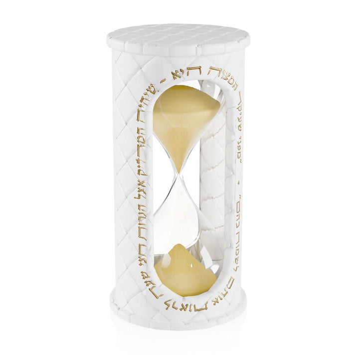 Woven Leatherite Sand Timer — Chanukah