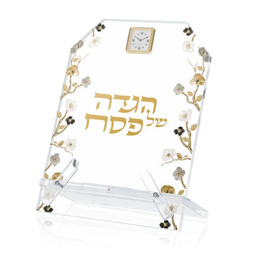 Ornate Garden Haggadah Stand — Pesach — Dimensions: 7.85" x 10.70"