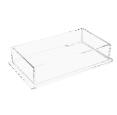 Waterdale Collection: Basic Lucite Napkin Holder - Rectangle