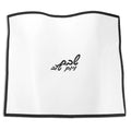 Waterdale Collection: Faux Leather Challah Cover Embroidered Edge