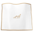 Waterdale Collection: Faux Leather Challah Cover Embroidered Edge