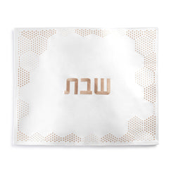 Waterdale Collection: Leather Hexagon Dot Border Challah Cover
