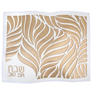 Waterdale Collection: Faux Leather Leaf Challah Cover Laser Cut