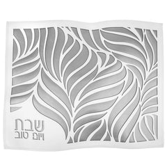 Waterdale Collection: Faux Leather Leaf Challah Cover Laser Cut