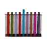 Emanuel Hammered Menorah w/ Anodized Branches (EM-HND)