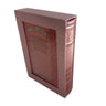 Siddur Kavanas Halev L'Bas Yisrael, Pink PU Slipcase, 5 x 7 Inch, angled view