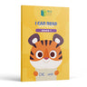 I Can Read Workbook Grade 1 front cover — cartoon tiger holding a CVC words card on a yellow background with the MCS logo
