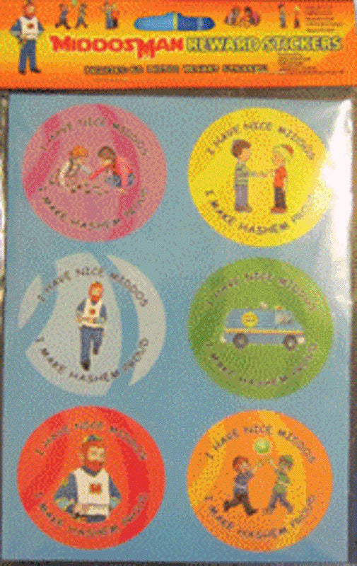Middos Man Reward Stickers
