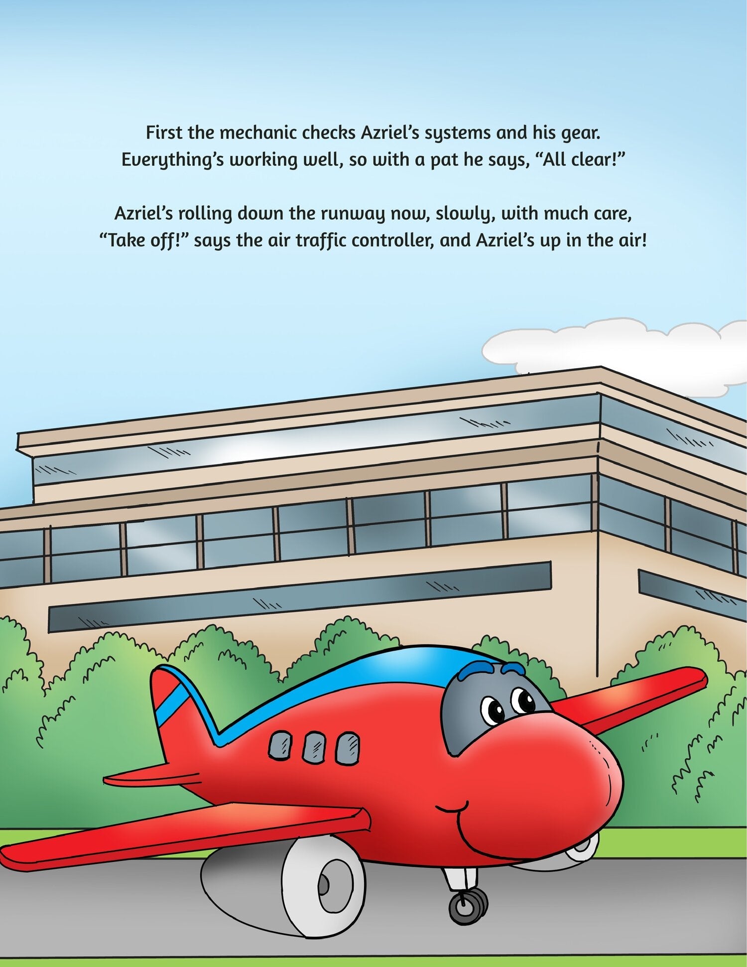Azriel the Airplane Follows Directions