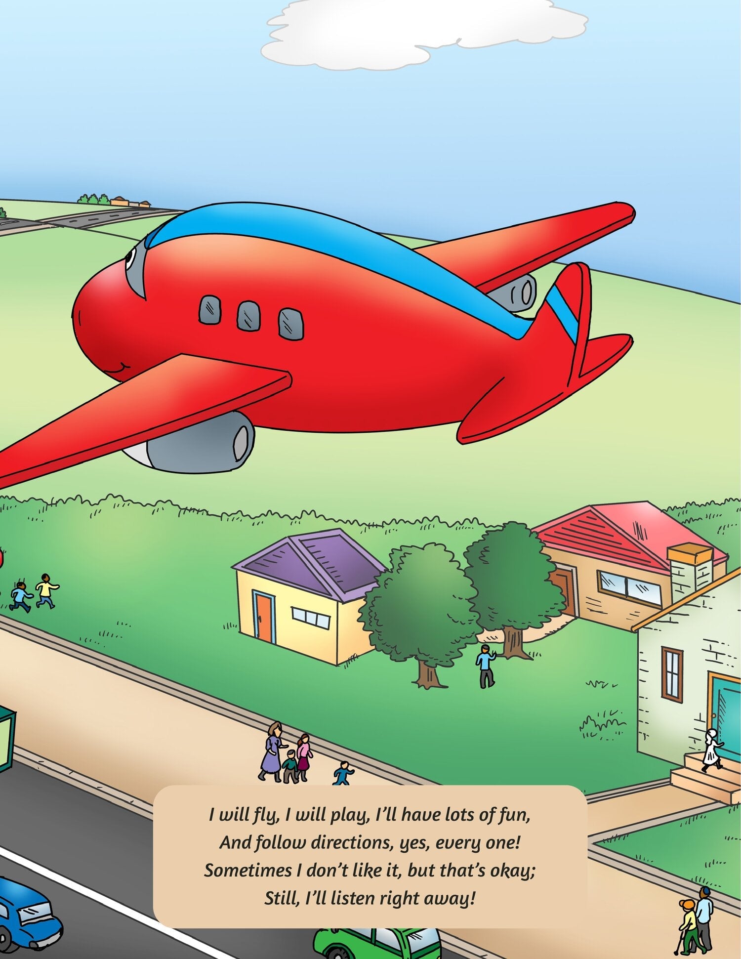 Azriel the Airplane Follows Directions