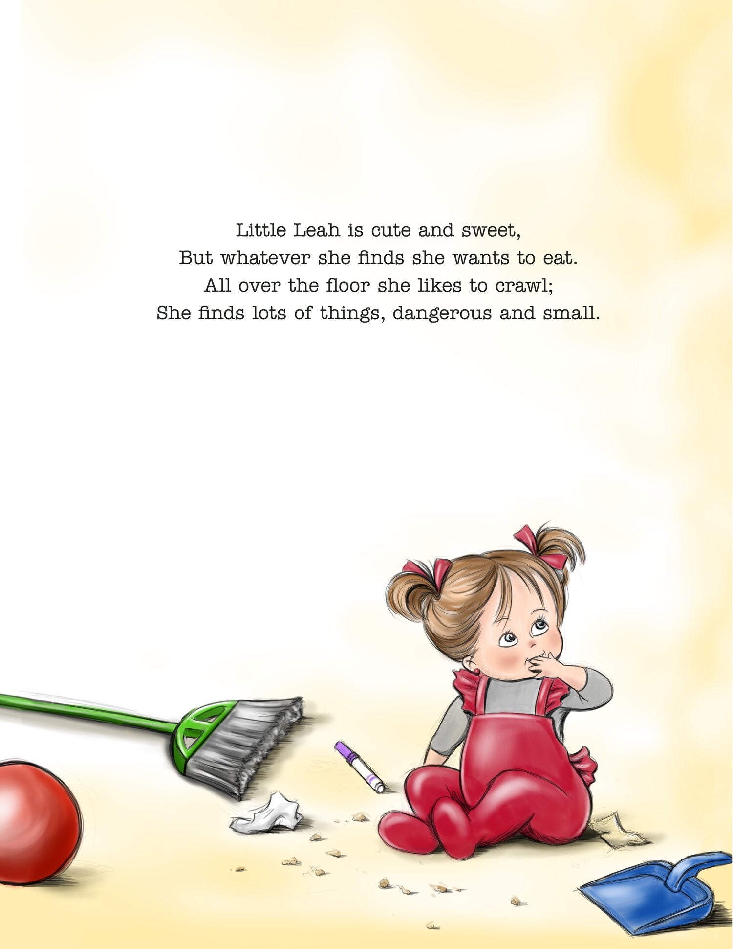 What is in Little Leah's Mouth?