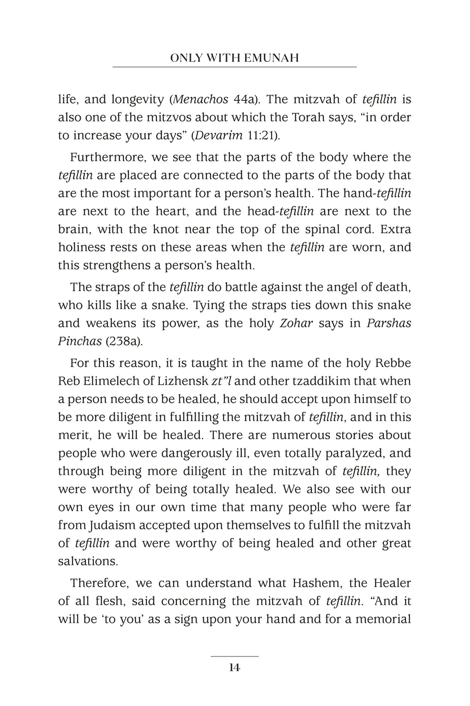 Only With Emunah - Kalever Rebbe