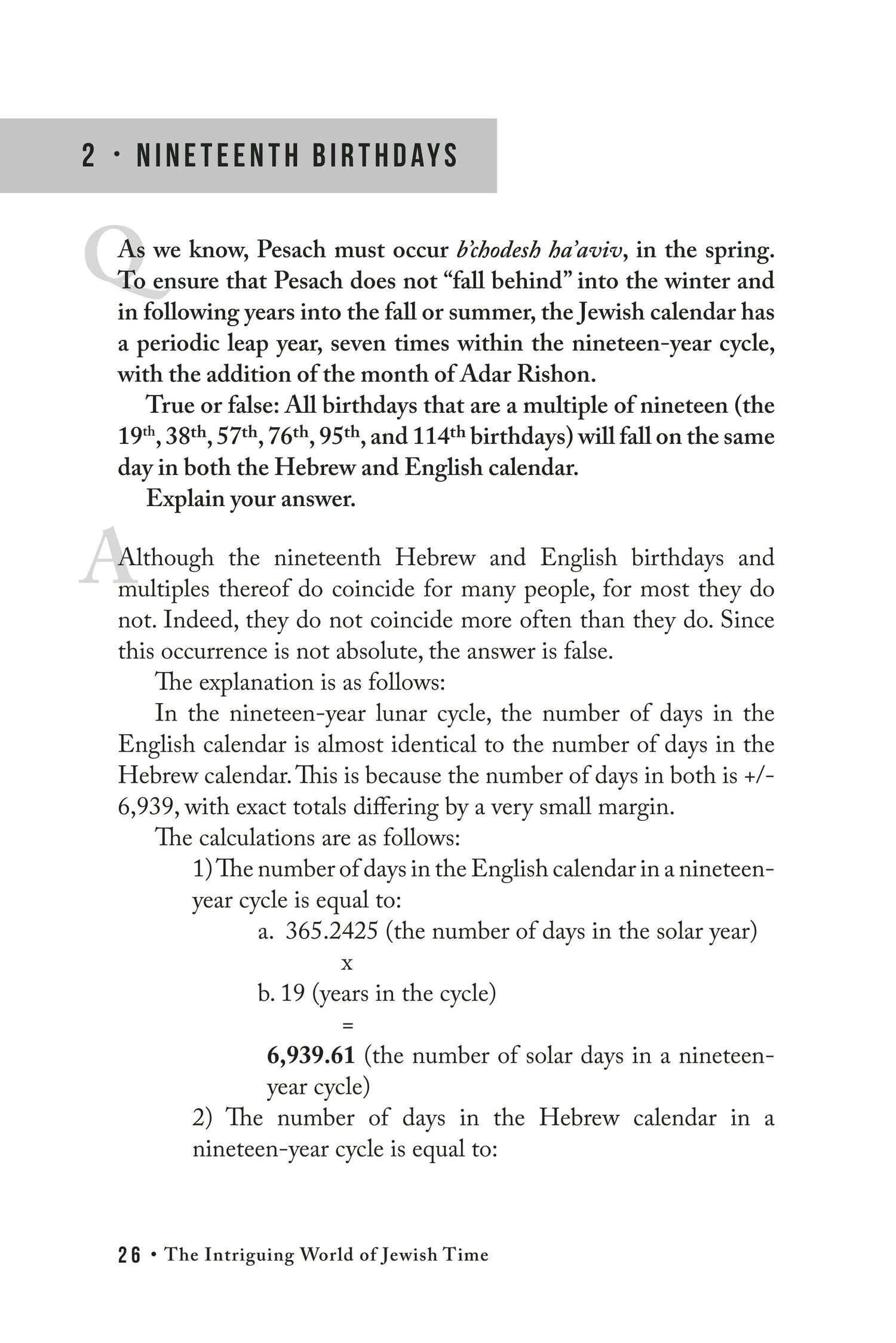 The Intriguing World of Jewish Time