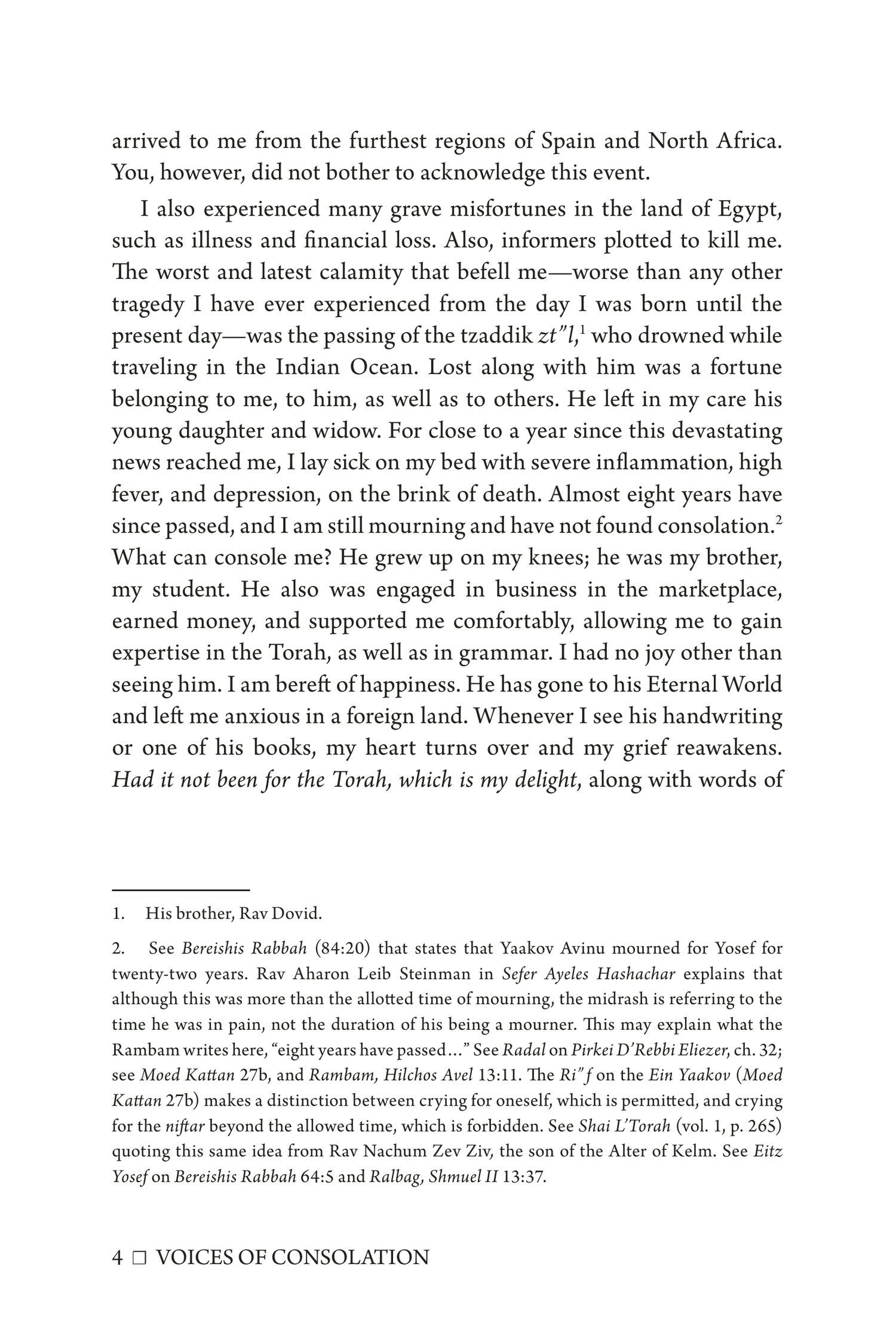 Voices of Consolation