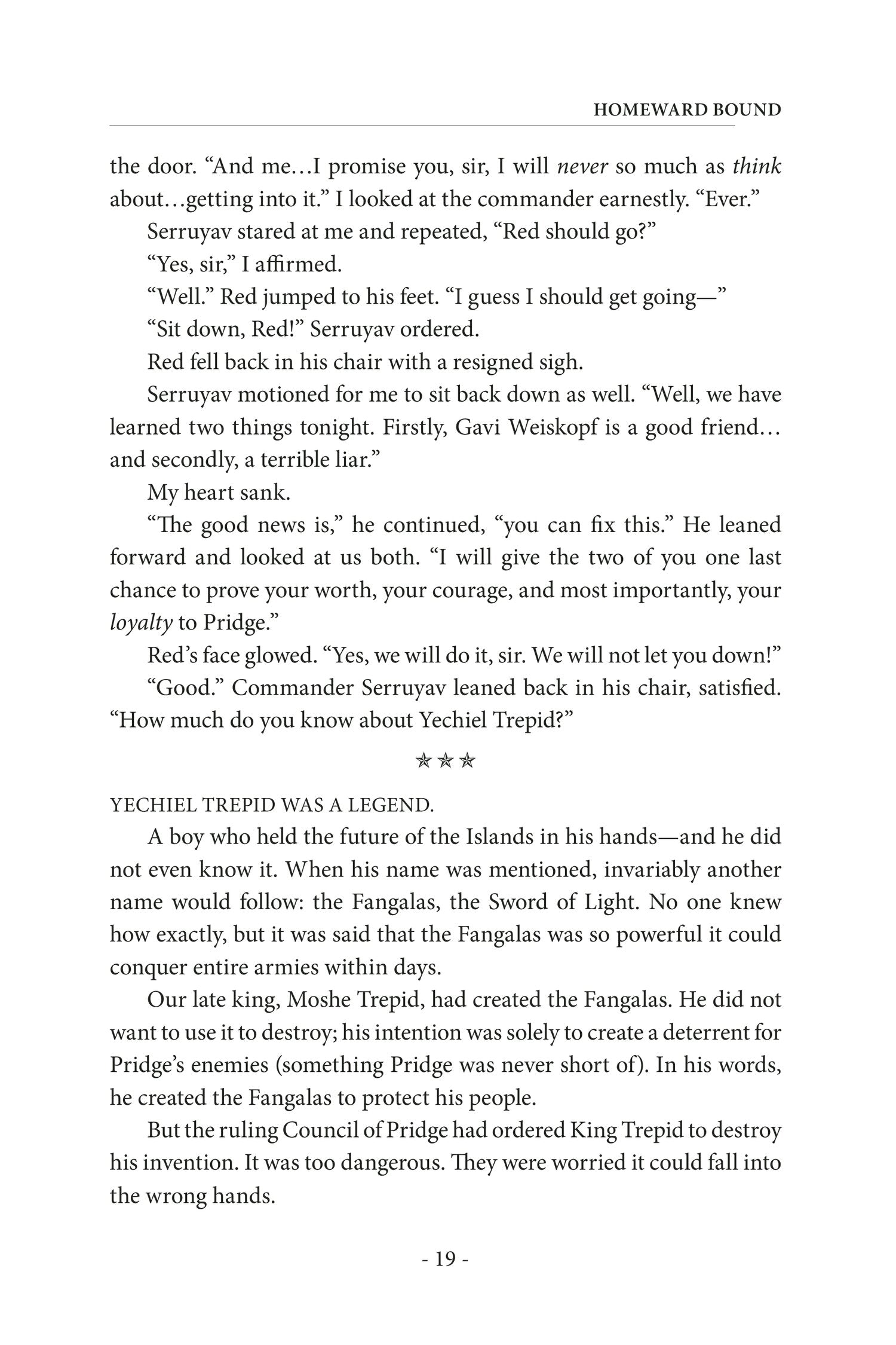 The Trepid Trilogy #1 - Homeward Bound