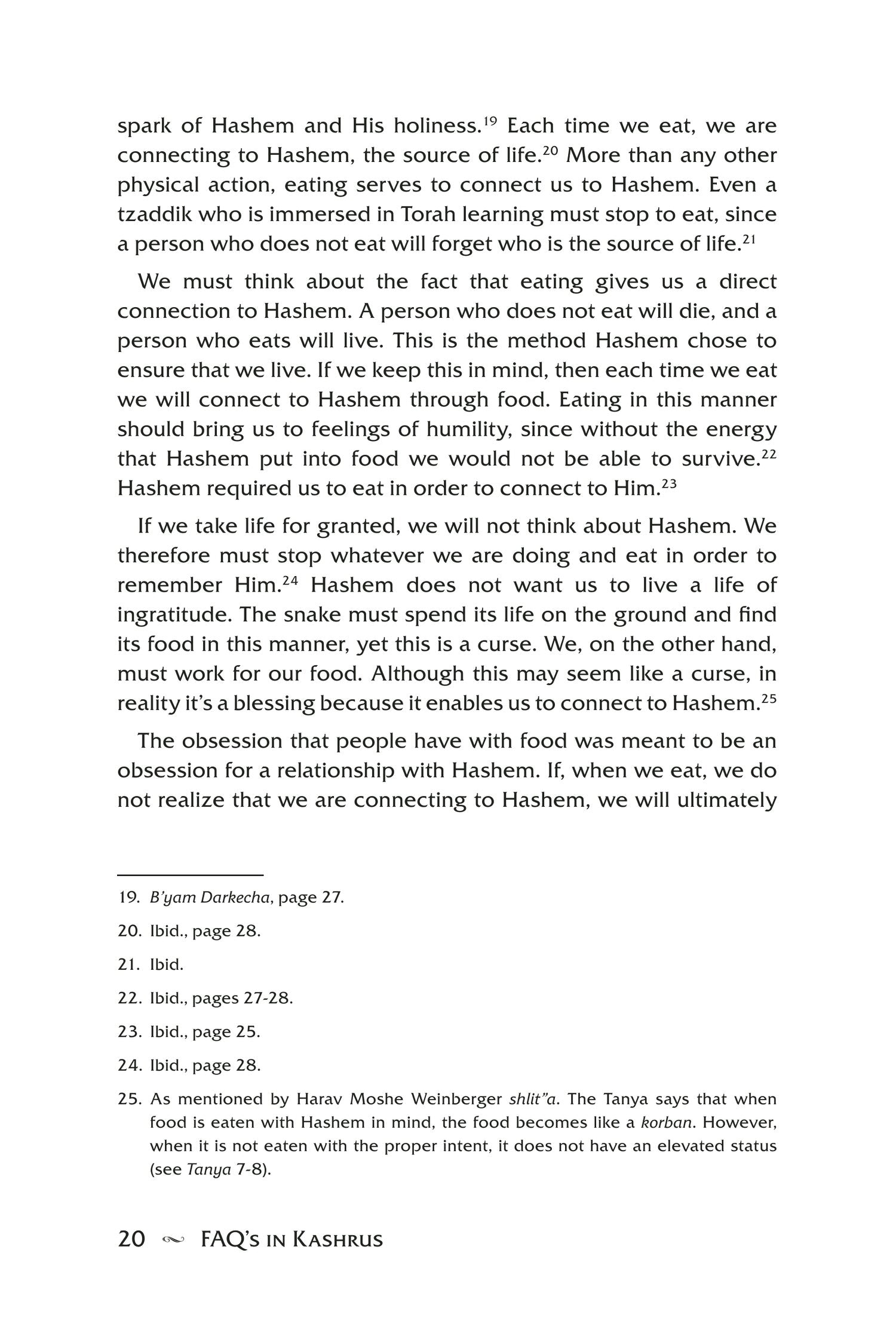 FAQ's in Kashrus