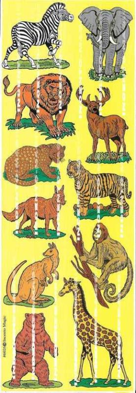 Animal Die Cut Stickers