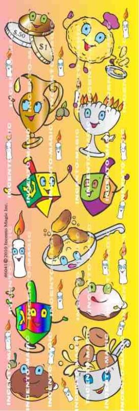 Chanukah Die Cut Stickers