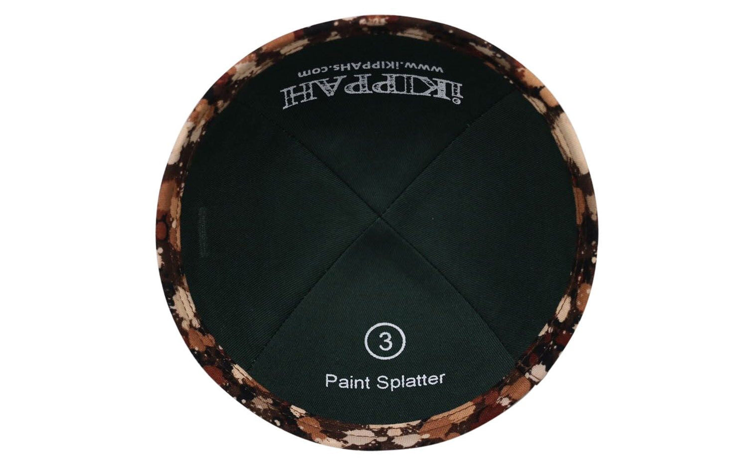Close-up of Cotton Kippah lining and stitching