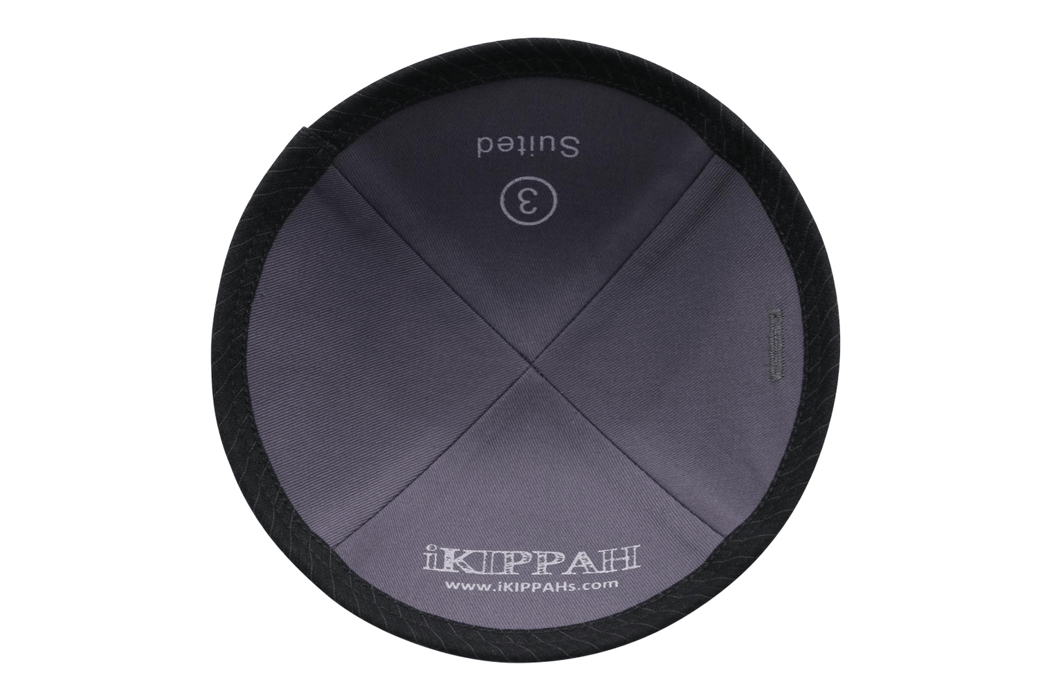 Close-up of Yarmulka Kippah lining and stitching