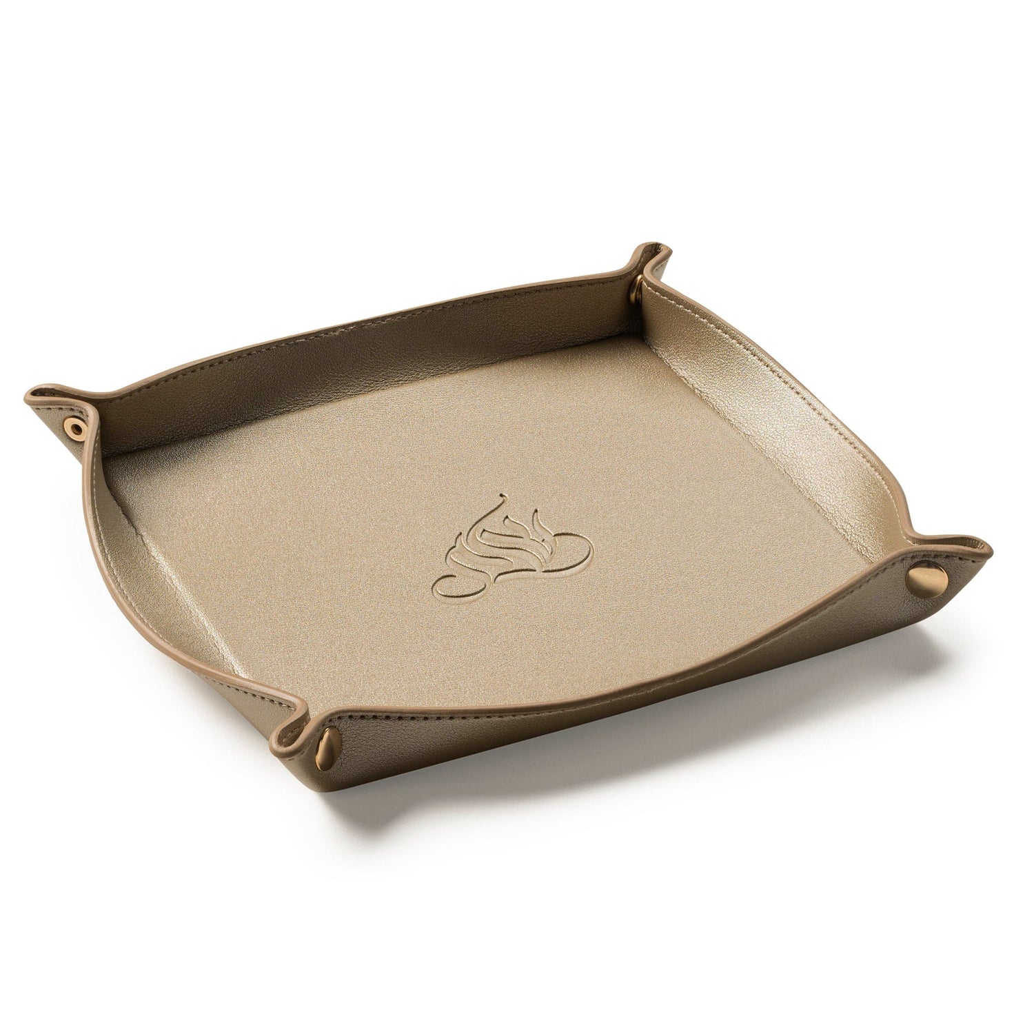 Faux leather napkin holder and trinket tray | Judaica Square Lakewood (view 2)