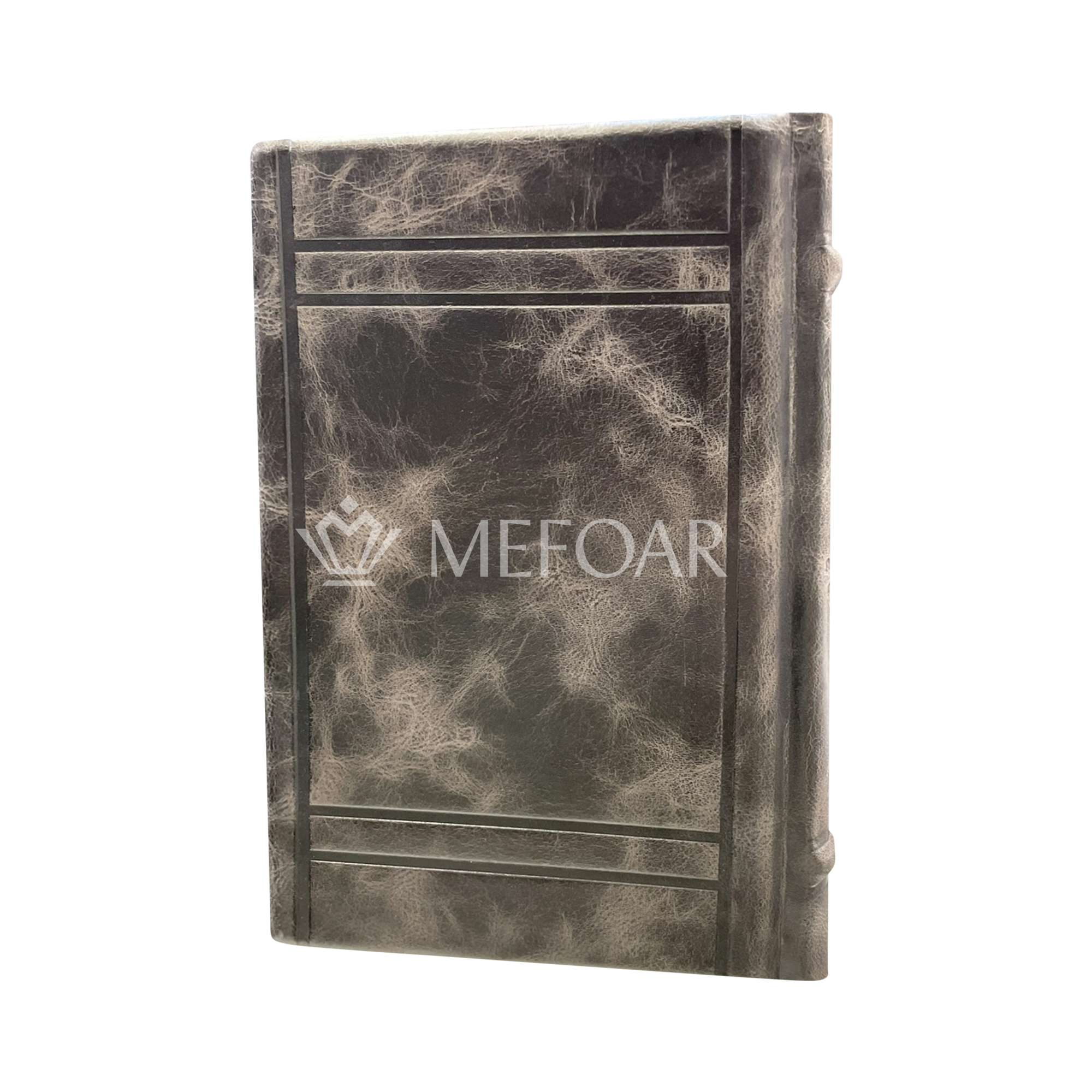 Mefoar Grey Leather Siddur Style E30 - Judaica Accessories
