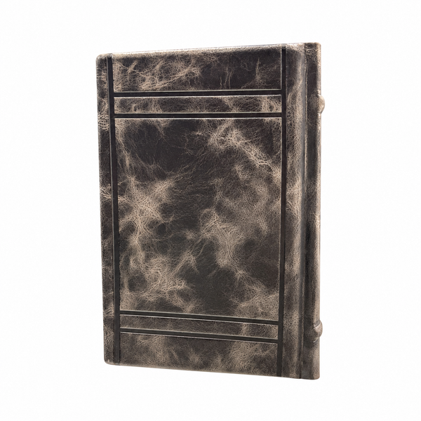 Grey Leather Zemiros Style E30: עוז והדר - Judaica Accessories