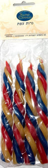 Havdalah Candle Round 4pk  6" (HV-HMC3R)
