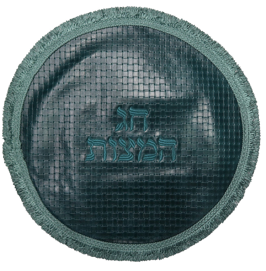 Personalization preview — Regal Leather Matzah Cover