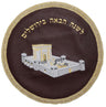 Prestige Leather Matzah Cover — Jerusalem & Yerushalayim Design, Supreme Collection (MA510-BG)