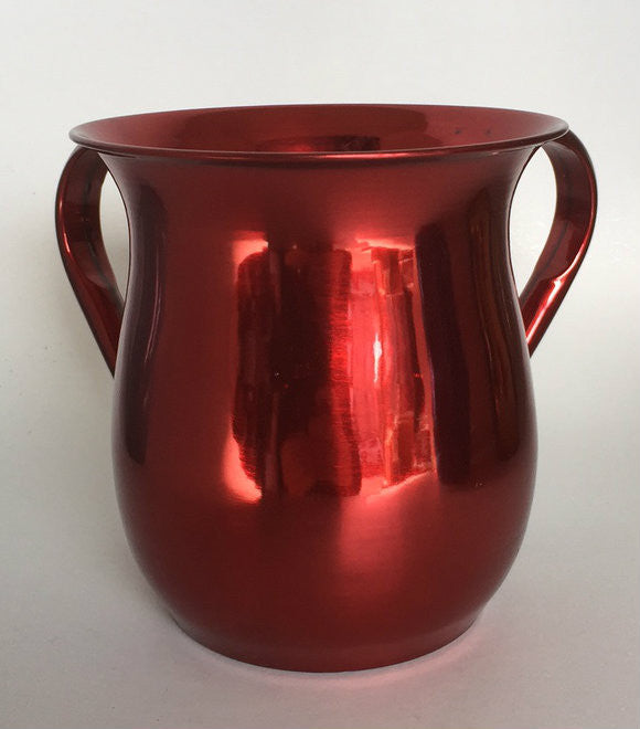 Anodized Steel Washing Cup- Red
