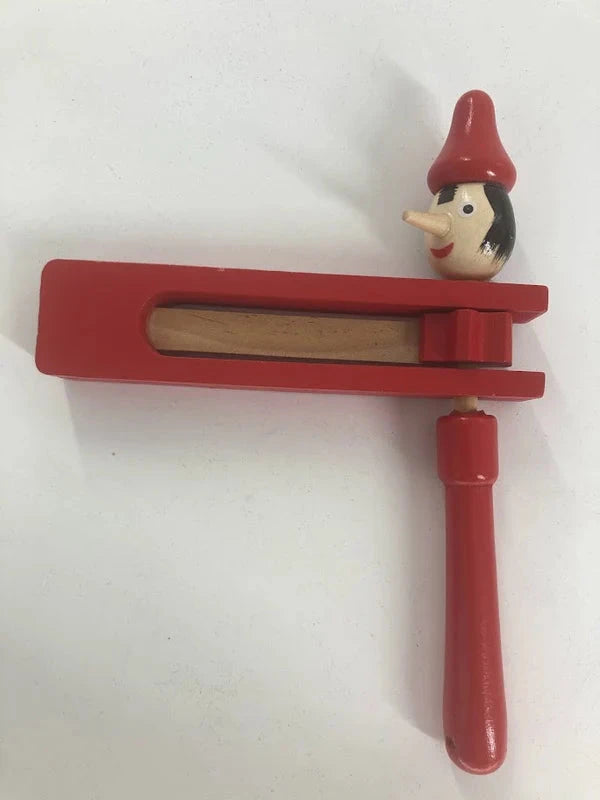 Animal Face Wood Gragger-Assorted Colors-6.5"x5" (GR-601966) — Children's Books from Alef To Tav