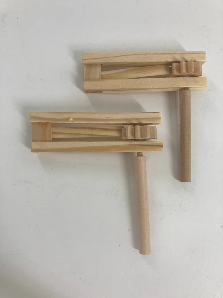 Wood Gragger Mini Natural Color 4.5"x4.5"(GR-W1-10PK) 23679