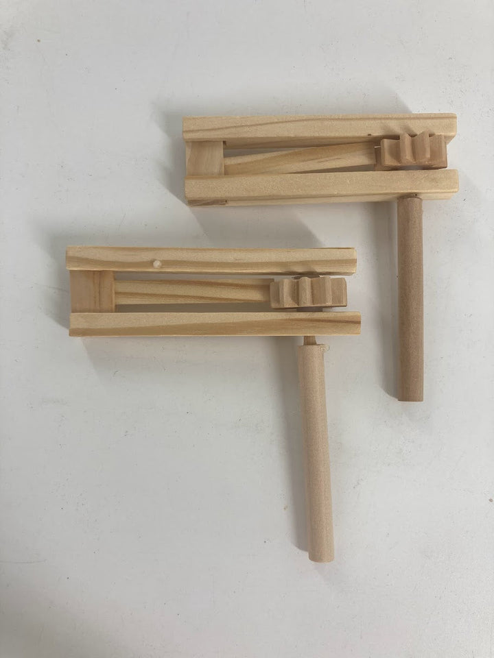 Wood Gragger Mini Natural Color 4.5"x4.5"