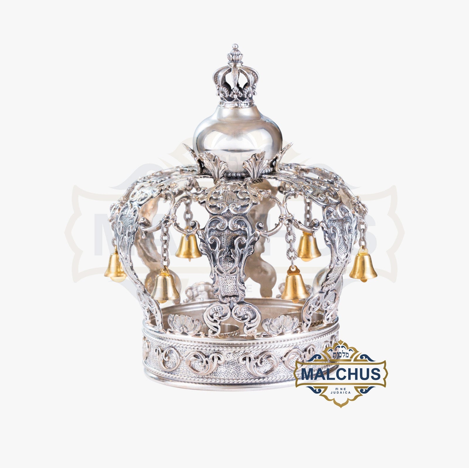 Silver Torah Crown #30 - Judaica Accessories