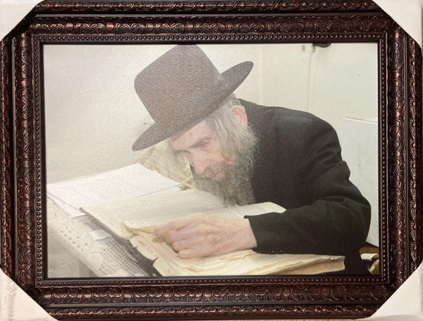 R' Shteinman Learning  12" x 16" Framed Canvas (J30015S)