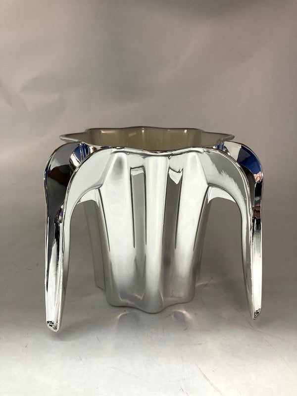Silver Acrylic Wash Cup (WC-754S)