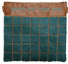 Prestige Leather Tallit & Tefillin Bag — Geometric Design, Premier Collection (730I-TL2)