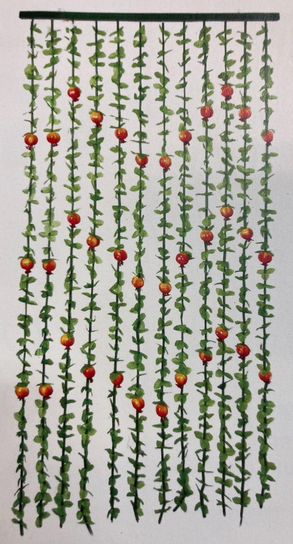 6' long Pomegranates Curtain - 34" wide   (30439)